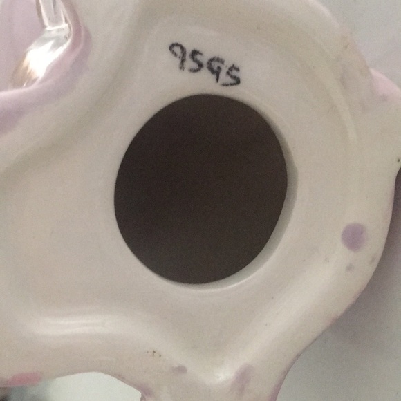 Purple Cat Ceramic Sculpture - Picture 7 of 8